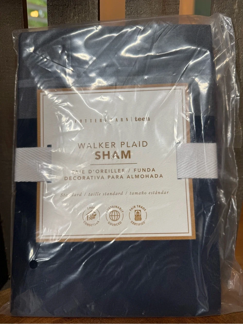 Pottery Barn Teen Walker Plaid Duvet Cover & Matching Pillow Sham, Twin Sz, NWT